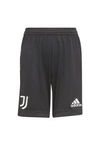 Spodenki turystyczne dla dzieci Adidas Juventus Youth. Kolor: czarny. Materiał: poliester. Styl: sportowy
