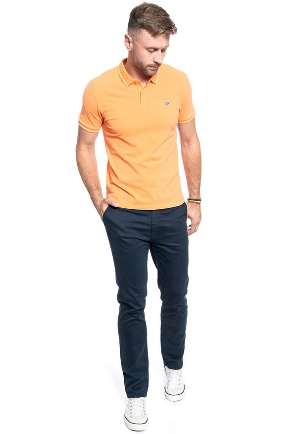 Wrangler - SPODNIE MĘSKIE WRANGLER CHINO IN NAVY W12CW3114 112126258