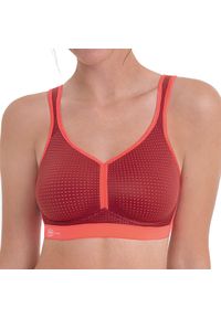 ANITA ACTIVE - Stanik do biegania Performance z wysoki poziomem podtrzymywania. Kolor: czerwony. Materiał: poliamid, poliester, elastan. Sport: bieganie #1