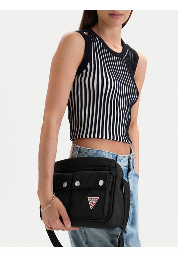 Guess Jeans Torebka CWBEO-GUESS-XC-002-09 Czarny. Kolor: czarny