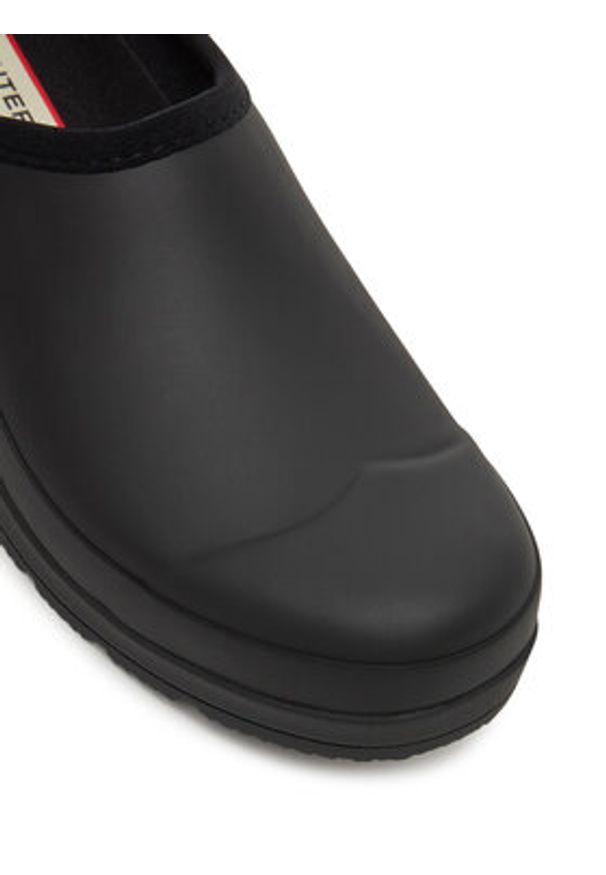 Hunter Klapki WFF1002RMA Czarny. Kolor: czarny. Materiał: syntetyk