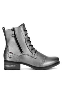 Mustang Trzewiki 1229-513 Srebrny. Kolor: srebrny. Materiał: materiał #1