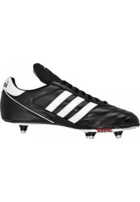 Adidas - Buty piłkarskie adidas Kaiser 5 Cup Sg 033200 czarne czarne. Kolor: czarny. Materiał: skóra, materiał, tworzywo sztuczne. Szerokość cholewki: normalna. Sport: piłka nożna