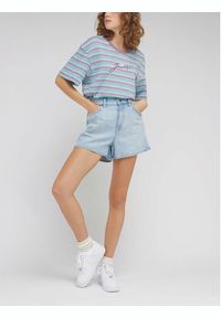 Lee Szorty jeansowe Carol L37CHGB33 112330588 Błękitny Regular Fit. Kolor: niebieski. Materiał: bawełna, lyocell #4