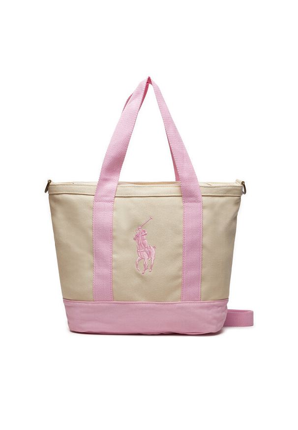 Torebka Polo Ralph Lauren. Kolor: beżowy