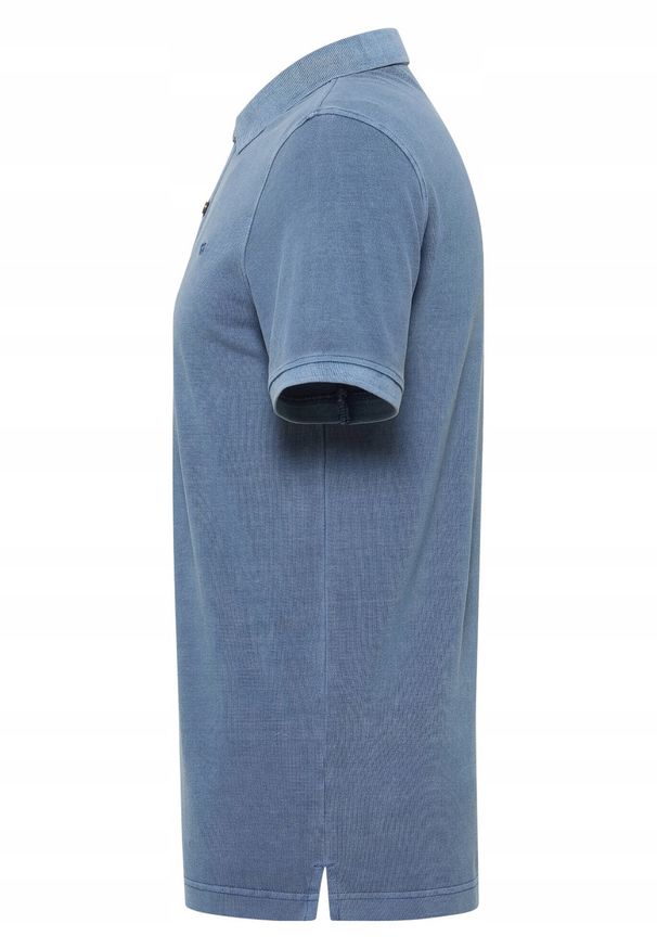 Męski T-Shirt Mustang Style Pablo PC Polo Insignia Blue 1016297 5230. Typ kołnierza: polo