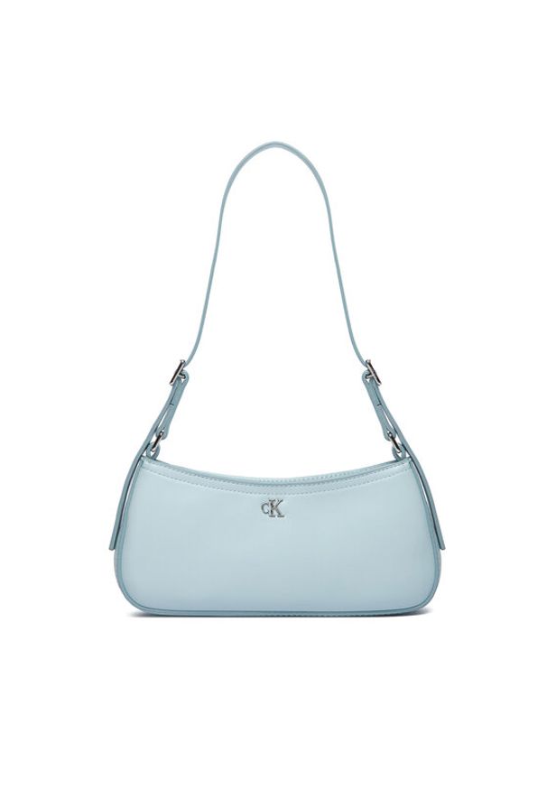 Calvin Klein Torebka Ck Small Shoulder Bag LV04F3170G Czarny. Kolor: czarny. Materiał: skórzane