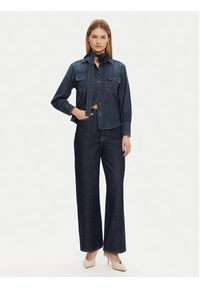 Marella Koszula jeansowa Nizere 2513111124 Granatowy Regular Fit. Kolor: niebieski. Materiał: bawełna #5