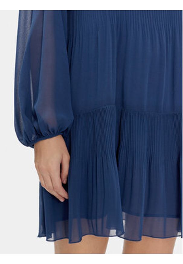 Liu Jo Sukienka codzienna MA4106 T5975 Granatowy Regular Fit. Okazja: na co dzień. Kolor: niebieski. Materiał: syntetyk. Typ sukienki: proste. Styl: casual