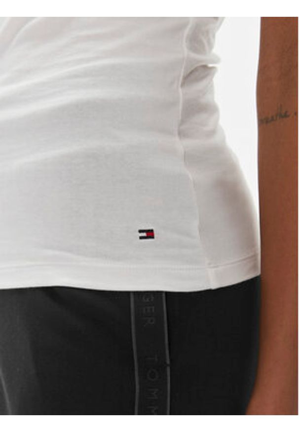 TOMMY HILFIGER - Tommy Hilfiger Komplet 2 topów UW0UW04891 Szary Slim Fit. Kolor: szary. Materiał: bawełna