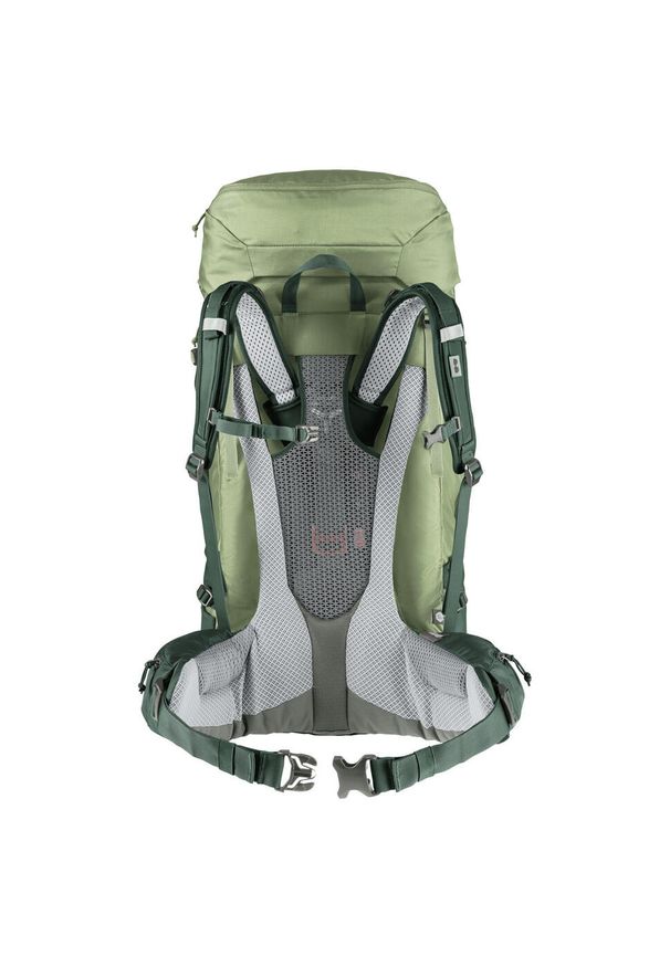 Plecak trekkingowy Deuter Futura Air Trek 55 + 10 SL - grove/ivy. Kolor: wielokolorowy, zielony, brązowy. Styl: sportowy