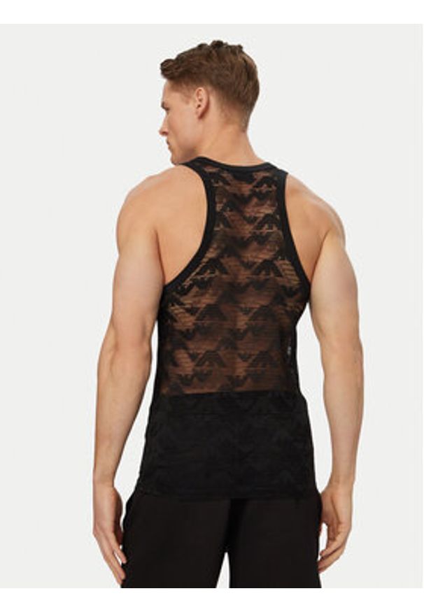 Emporio Armani Tank top EM002156 AF16108 FC039 Czarny Regular Fit. Kolor: czarny. Materiał: syntetyk