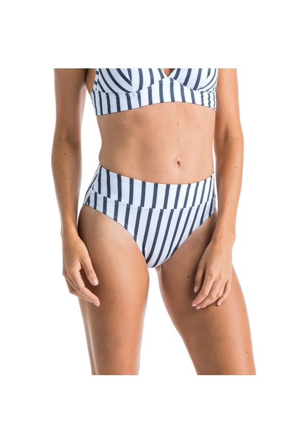 OLAIAN - Dół kostiumu kąpielowego surfingowego damski Olaian Nora Marin modelujący. Kolor: biały
