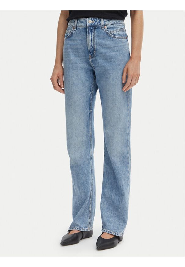 BOSS Jeansy C_Ada 50558686 Niebieski Regular Fit. Kolor: niebieski