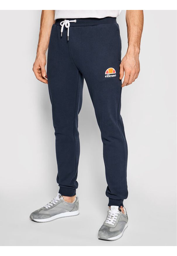 Ellesse Spodnie dresowe Ovest SHS01763 Granatowy Regular Fit. Kolor: niebieski. Materiał: bawełna