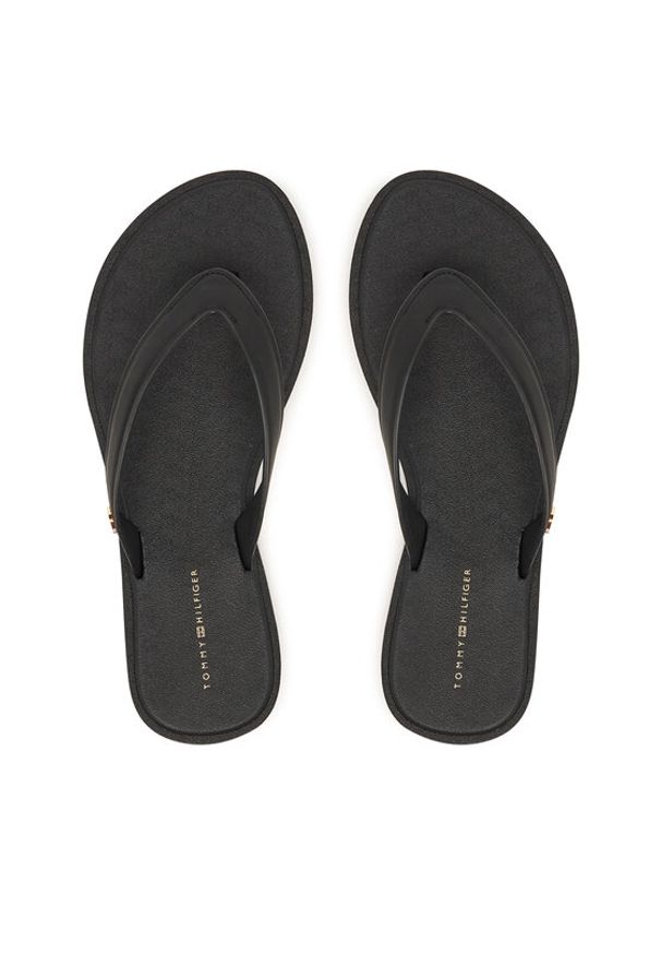TOMMY HILFIGER - Tommy Hilfiger Japonki Scandi FW0FW09206 Czarny. Kolor: czarny. Materiał: skóra