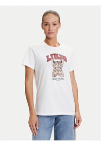 Liu Jo T-Shirt UF5271 JS923 Biały Regular Fit. Kolor: biały. Materiał: bawełna
