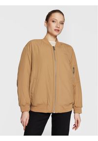 Calvin Klein Kurtka bomber K20K205001 Brązowy Relaxed Fit. Kolor: brązowy. Materiał: syntetyk #1