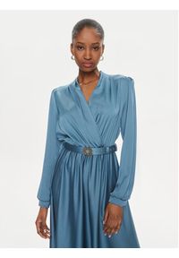 Rinascimento Sukienka wieczorowa CFC0117875003 Niebieski Regular Fit. Kolor: niebieski. Materiał: syntetyk. Styl: wizytowy #4