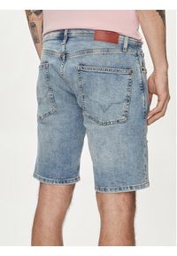 Pepe Jeans Szorty jeansowe Taper Short PM801084RH2 Niebieski Regular Fit. Kolor: niebieski. Materiał: bawełna #5