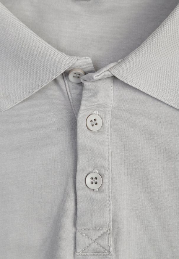 Born2be - Szara Gładka Koszulka Polo o Klasycznym Kroju Sinopea. Okazja: na co dzień, do pracy, na spotkanie biznesowe. Typ kołnierza: polo. Kolor: szary. Materiał: jeans. Wzór: gładki. Styl: klasyczny