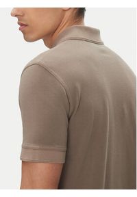BOSS Polo Prime 50507813 Brązowy Regular Fit. Typ kołnierza: polo. Kolor: brązowy. Materiał: bawełna