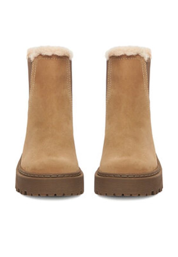 Lasocki Sztyblety CEO-WB-ALESSIA-43 Beżowy. Kolor: beżowy. Materiał: nubuk, skóra