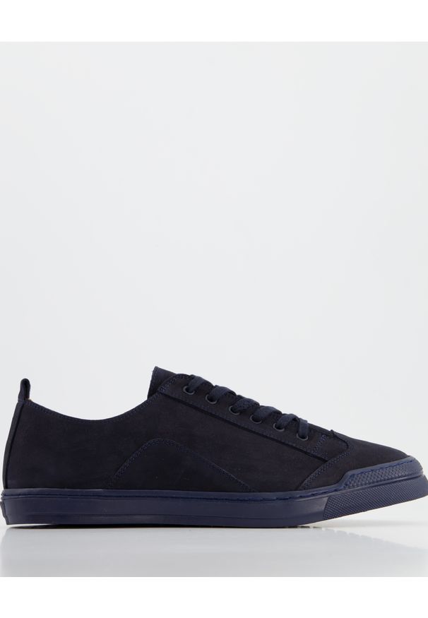 Venezia - SNEAKERSY MĘSKIE 964 225 NAVY. Materiał: syntetyk, nubuk, skóra