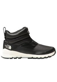 Buty The North Face Thermoball Progressive II Wterproof Zip-Up 0A5LWFR0G1 - czarne. Zapięcie: zamek. Kolor: czarny. Materiał: materiał, tkanina, guma. Szerokość cholewki: normalna. Wzór: aplikacja. Sezon: zima