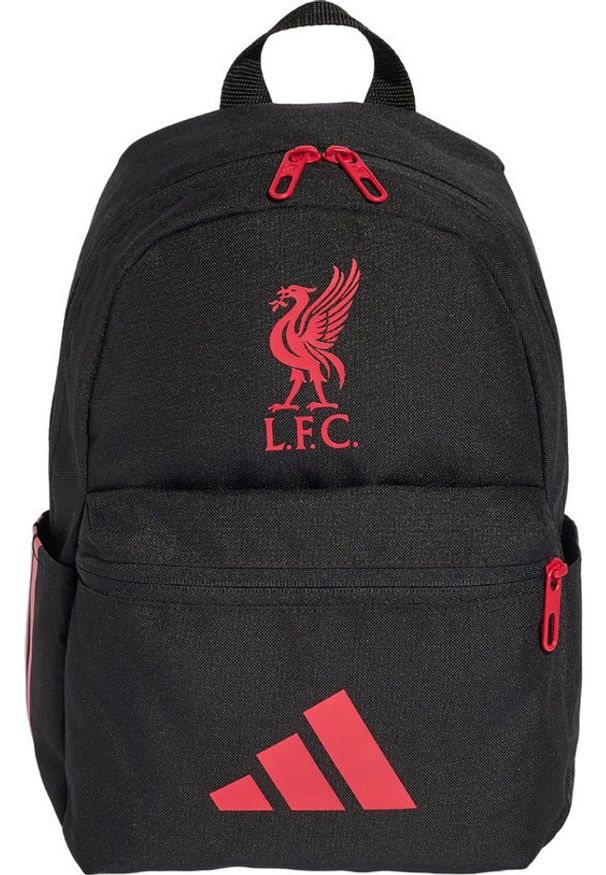 Adidas Plecak sportowy miejski szkolny dla dzieci adidas Liverpool FC czarny KQ5149. Kolor: czarny. Styl: sportowy
