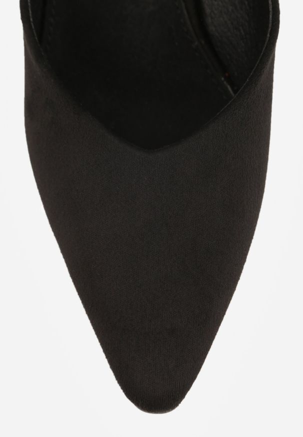 Born2be - Czarne Czółenka Vices na Klepsydrze z Wkładką ze Skóry Naturalnej Dodvira. Okazja: na ślub cywilny, na randkę, na wesele, do pracy, na spotkanie biznesowe. Kolor: czarny. Materiał: skóra. Obcas: na obcasie. Styl: klasyczny, biznesowy, elegancki. Wysokość obcasa: średni