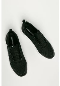 Calvin Klein Jeans - Buty. Nosek buta: okrągły. Kolor: czarny. Materiał: materiał, syntetyk, skóra, guma. Szerokość cholewki: normalna #2