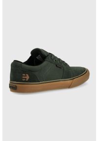 Etnies sneakersy męskie kolor zielony. Nosek buta: okrągły. Zapięcie: sznurówki. Kolor: zielony. Materiał: guma