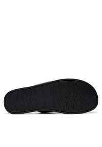 Calvin Klein Klapki Double Strap HM0HM01414 Czarny. Kolor: czarny. Materiał: skóra #3