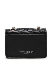 Kurt Geiger Torebka Micro Kensington 4574500979 Czarny. Kolor: czarny. Materiał: skórzane