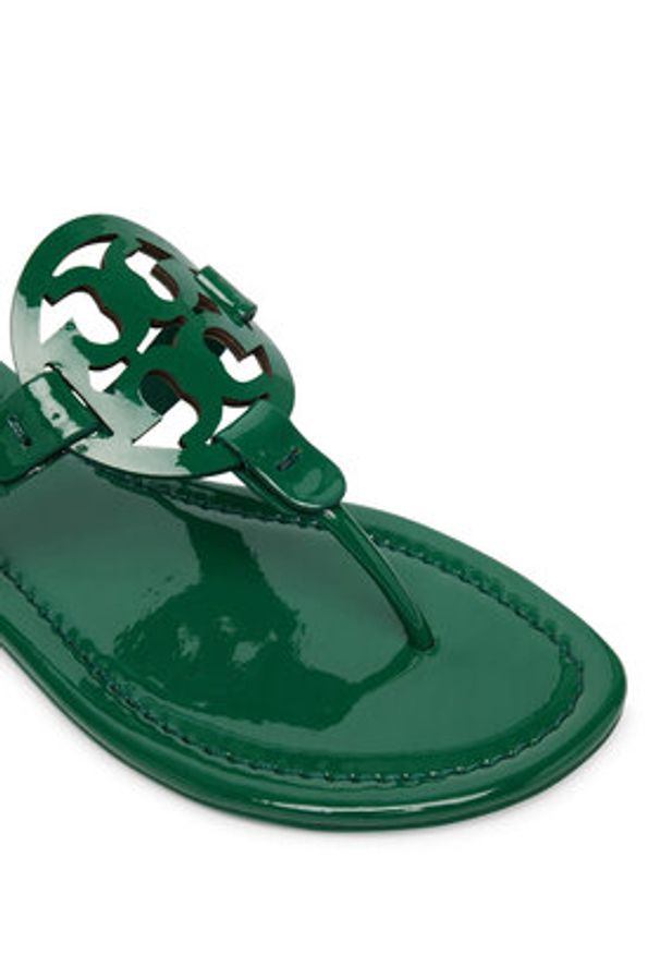 Tory Burch Japonki 76734 Zielony. Kolor: zielony. Materiał: skóra