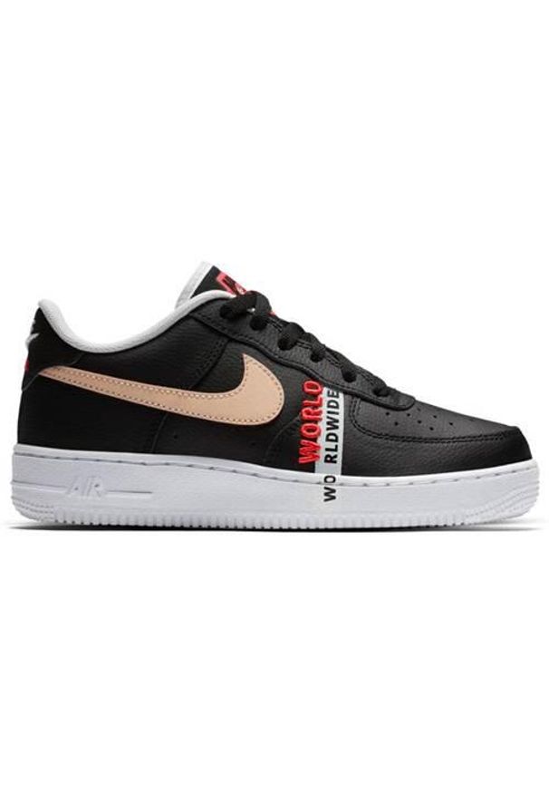 Buty do chodzenia dla dzieci Nike Air Force 1 LV8 1 GS. Zapięcie: sznurówki. Kolor: wielokolorowy, czarny. Materiał: materiał. Szerokość cholewki: normalna. Model: Nike Air Force. Sport: turystyka piesza