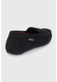 Polo Ralph Lauren Kapcie RF102873 kolor czarny. Nosek buta: okrągły. Kolor: czarny. Materiał: guma #5