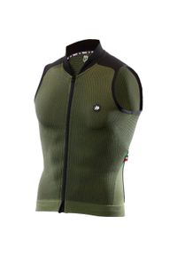 SIXS - Koszulka bez rękawów Sixs Clima 2 Army. Kolor: wielokolorowy, czarny, zielony. Długość rękawa: bez rękawów. Sport: kolarstwo #1