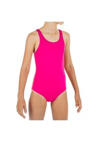 NABAIJI - Strój Jednoczęściowy Pływacki Vega Dla Dzieci. Kolor: różowy. Materiał: elastan, poliamid, materiał #1