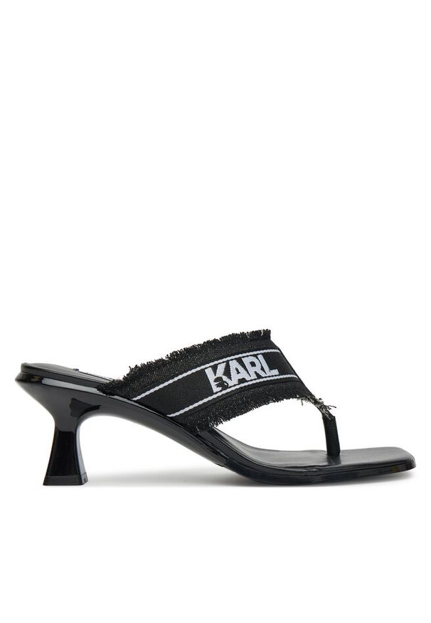 Karl Lagerfeld - Japonki KARL LAGERFELD. Kolor: czarny