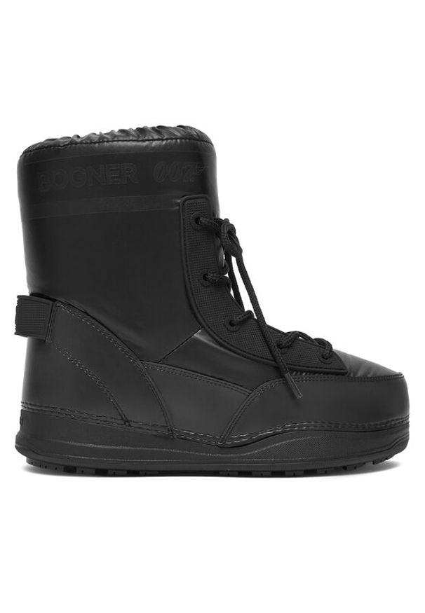 Bogner Śniegowce La Plagne X Bond 007 32547094 Czarny. Kolor: czarny. Materiał: skóra