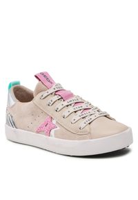 Sneakersy Geox. Kolor: beżowy