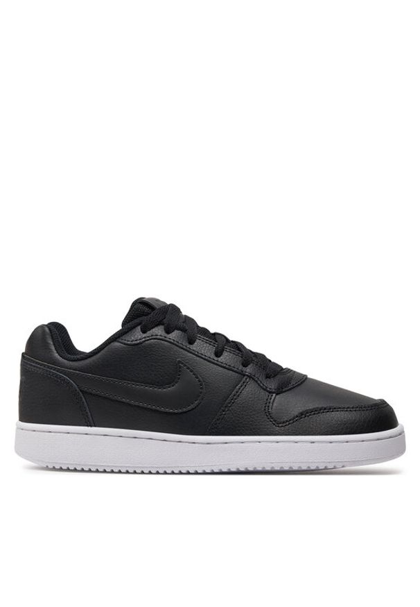 Nike Sneakersy Ebernon Low AQ1779 001 Czarny. Kolor: czarny. Materiał: skóra