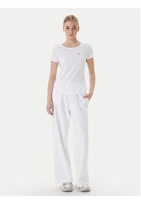 EA7 Emporio Armani T-Shirt 7W001045 AF10373 U0002 Biały Slim Fit. Kolor: biały. Materiał: bawełna #5