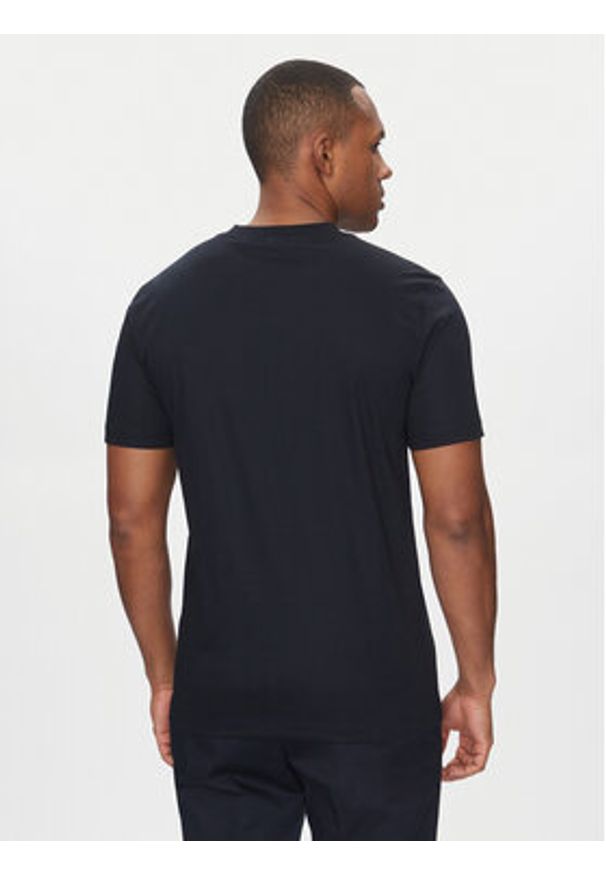 BOSS T-Shirt H-Tessler 17 50523931 Granatowy Slim Fit. Kolor: niebieski. Materiał: bawełna