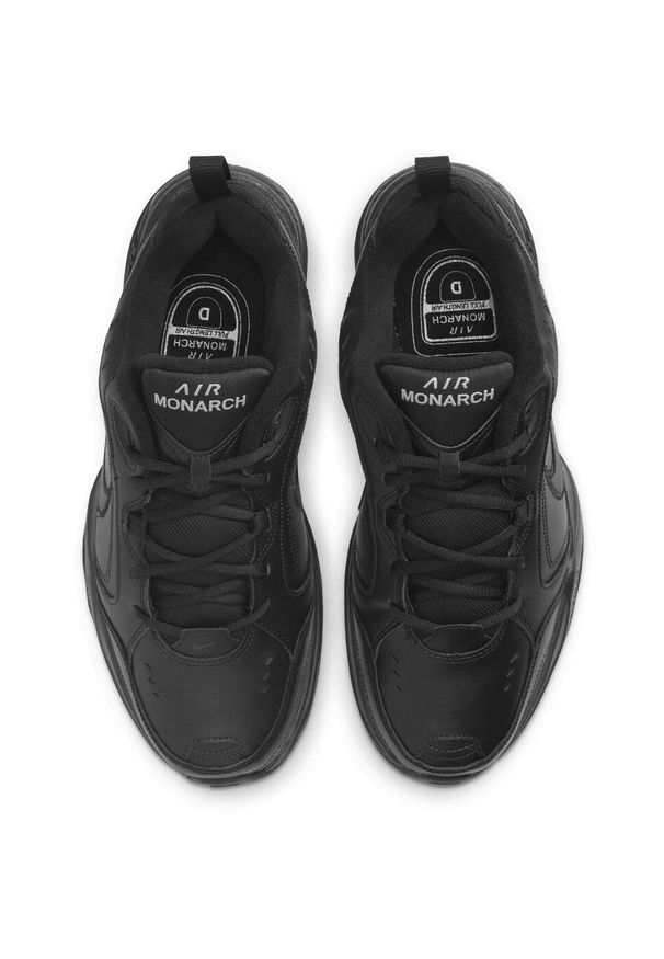 Buty do chodzenia męskie Nike Air Monarch IV. Kolor: czarny. Materiał: skóra, syntetyk, tkanina, materiał. Sport: turystyka piesza