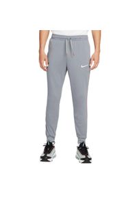 Nike - Męskie Spodnie Do Biegania FC Libero DriFIT. Kolor: szary. Materiał: dresówka