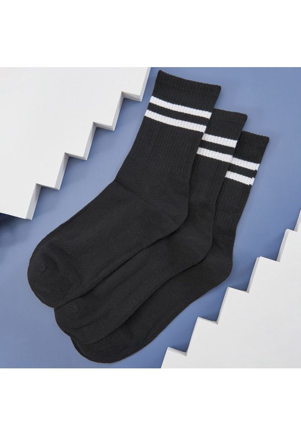 Sinsay - Skarpetki 3 pack - wielobarwny. Materiał: prążkowany