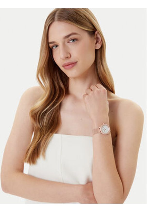 Daniel Wellington Zegarek Crystalline Bezel 3 DW00100823 Różowe złoto. Kolor: złoty, różowy, wielokolorowy